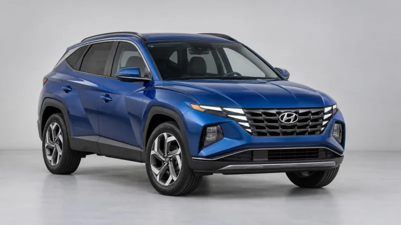 Hyundai Tucson 2022 azul, foto principal
