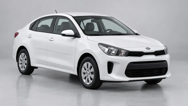 Kia Rio 2019 blanco, foto principal