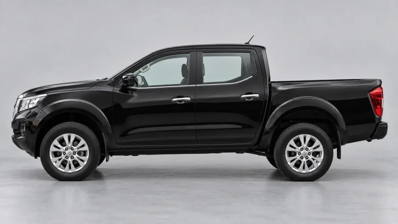 Nissan Frontier 2022 negro, foto 7