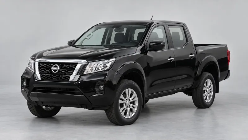 Nissan Frontier 2022 negro, foto principal