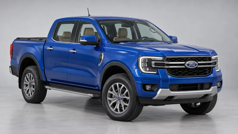 Ford Ranger 2023 azul, foto principal