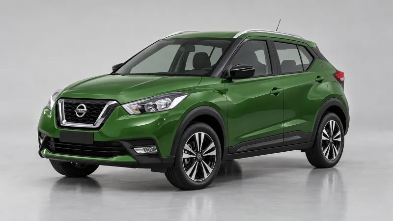 Nissan Kicks 2021 verde, foto principal