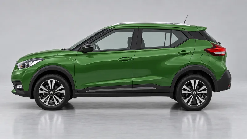 Nissan Kicks 2021 verde, foto 6